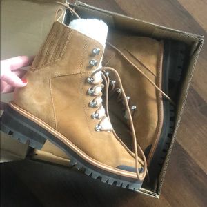 Marc fisher izzie lugsole ankle boots